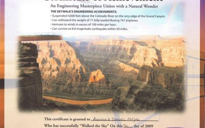 101… Nummer 2 – Skywalk över Grand Canyon!