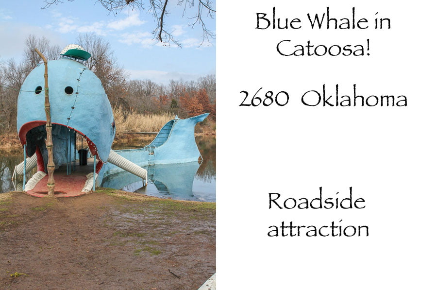 Giants on Route 66: Giant Blue Whale, Catoosa!