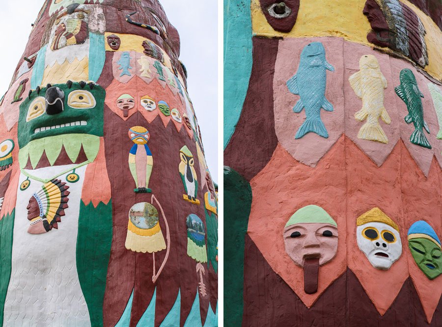 Giants on Route 66: Worlds Largest Totem Pole (sidetrip)!