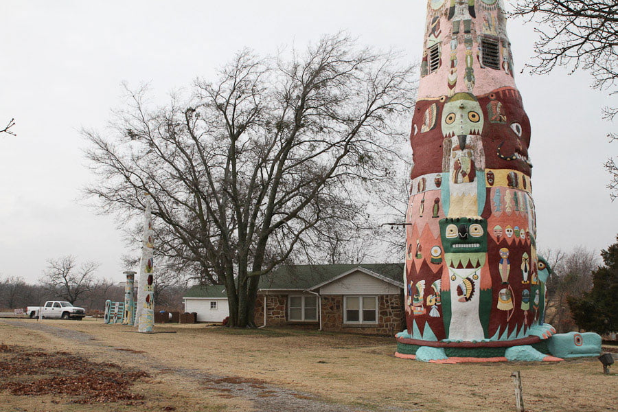 Giants on Route 66: Worlds Largest Totem Pole (sidetrip)!