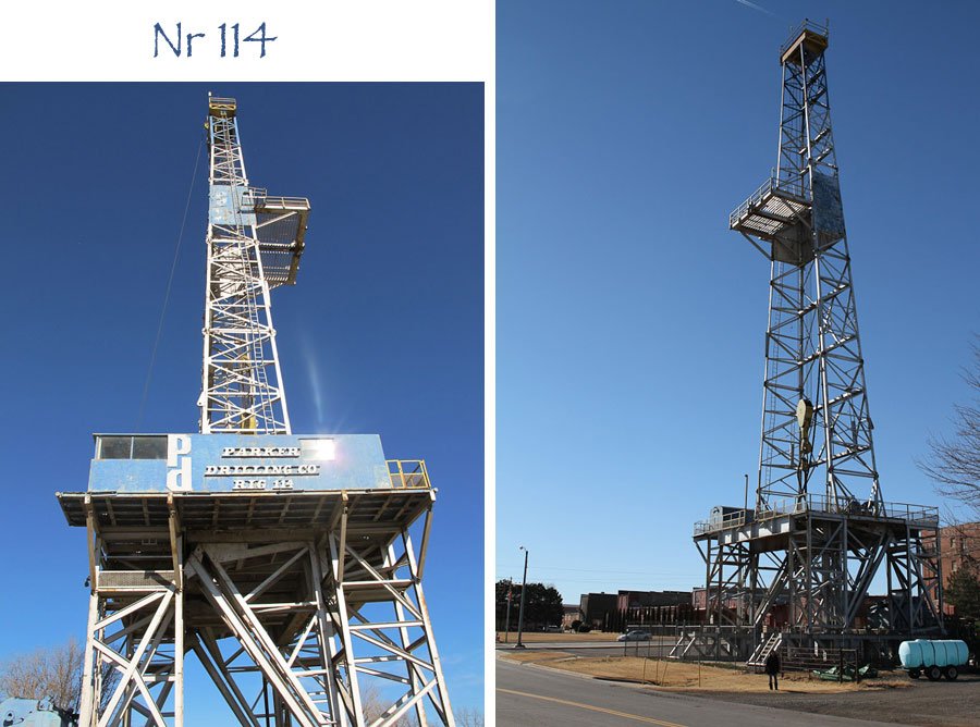 Giants on Route 66: 179 foot- tall oil derrick
