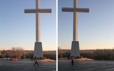 Giants on Route 66: Giant Cross in Arcadia