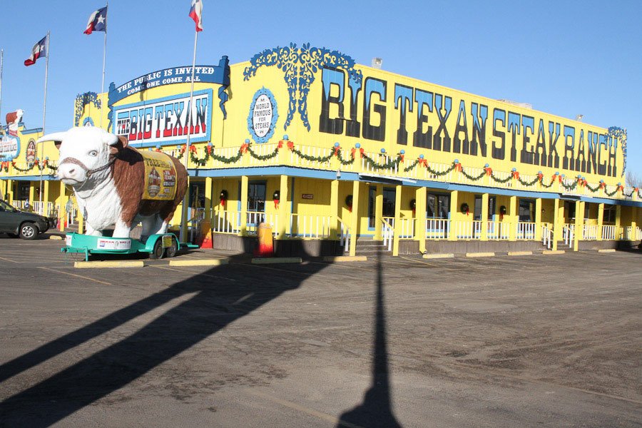 The Big Texan Steak Ranch - Home of the "Free 72 Oz Steak Dinner"