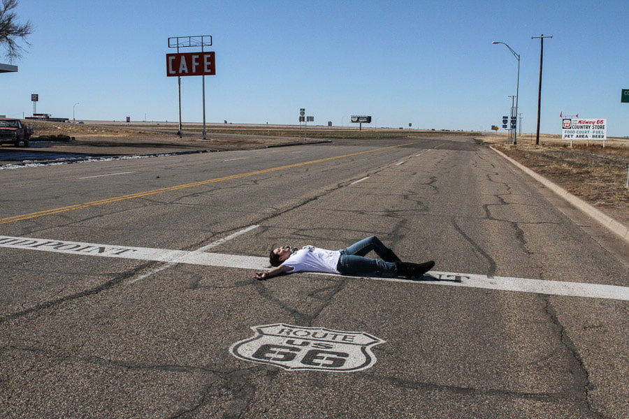 Midpoint of Route 66 in Adrian