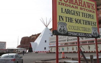 Giants along Route 66: Largest TeePee in the Southwest