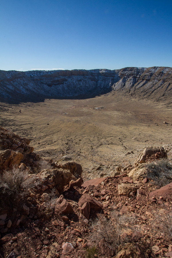 Meteor Crater in Arizona, USA