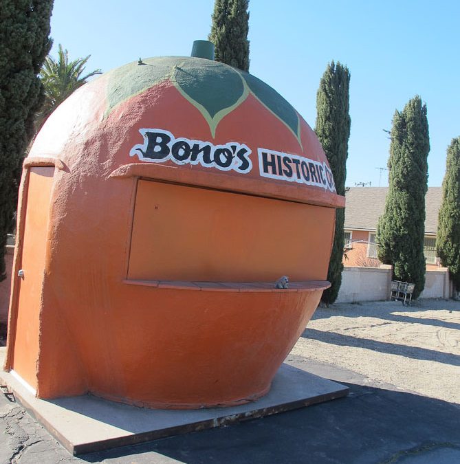 Giants along Route 66: Bonos Historic Orange