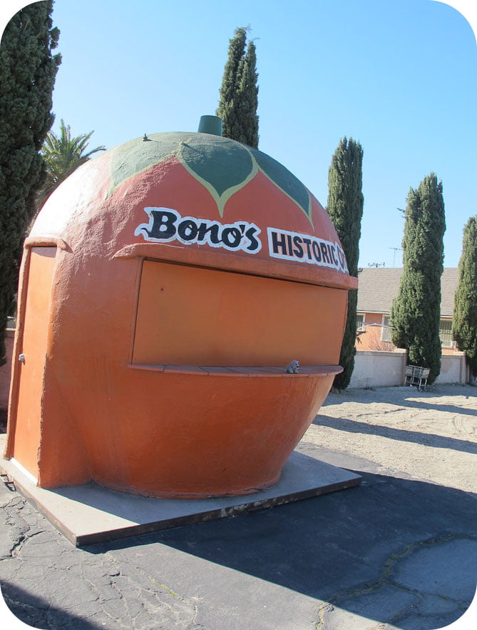 Giants along Route 66: Bonos Historic Orange