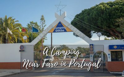 A cheap camping near Faro in Portugal