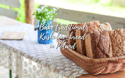Bake Kashubian bread in the Kashubian District, Poland
