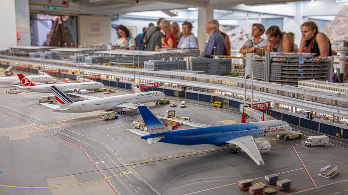 Knuffingen airport at the Miniatur Wunderland