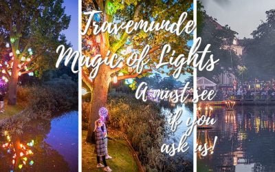 Magic of lights festival in Travemunde