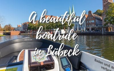 Boat tour around Old Town in Lubeck