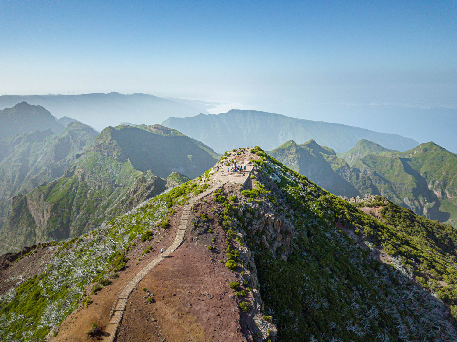 Peak to peak walk in Madeira