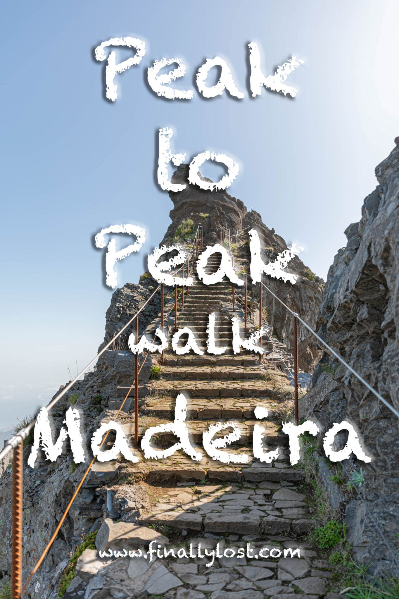 Peak to peak walk in Madeira
