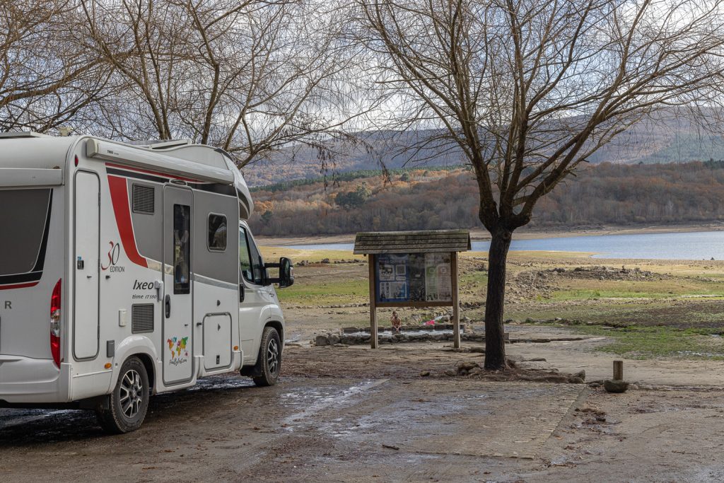 How to get to the Roman Hot springs with a motorhome 