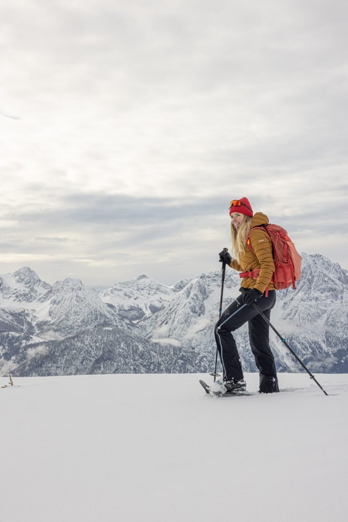 Snowshoe hike in osttirol, Austria