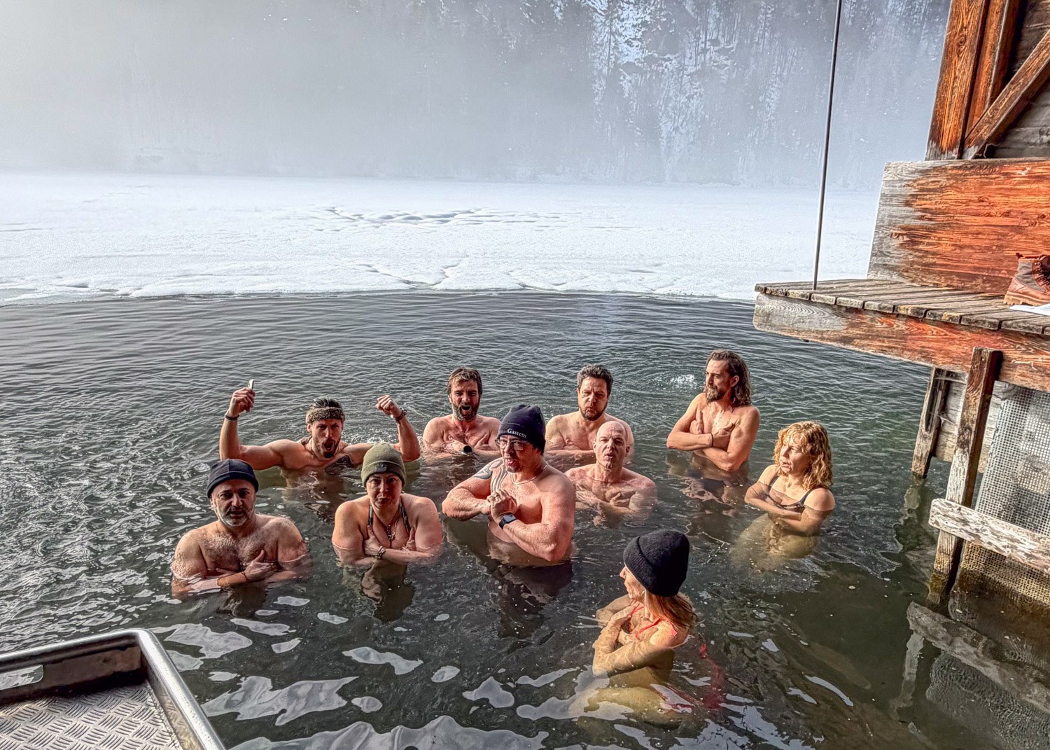 Ice Bathing in Austria